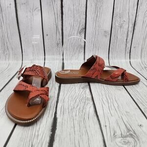 Franco Sarto Faux Snake Skin Gavi Sandals